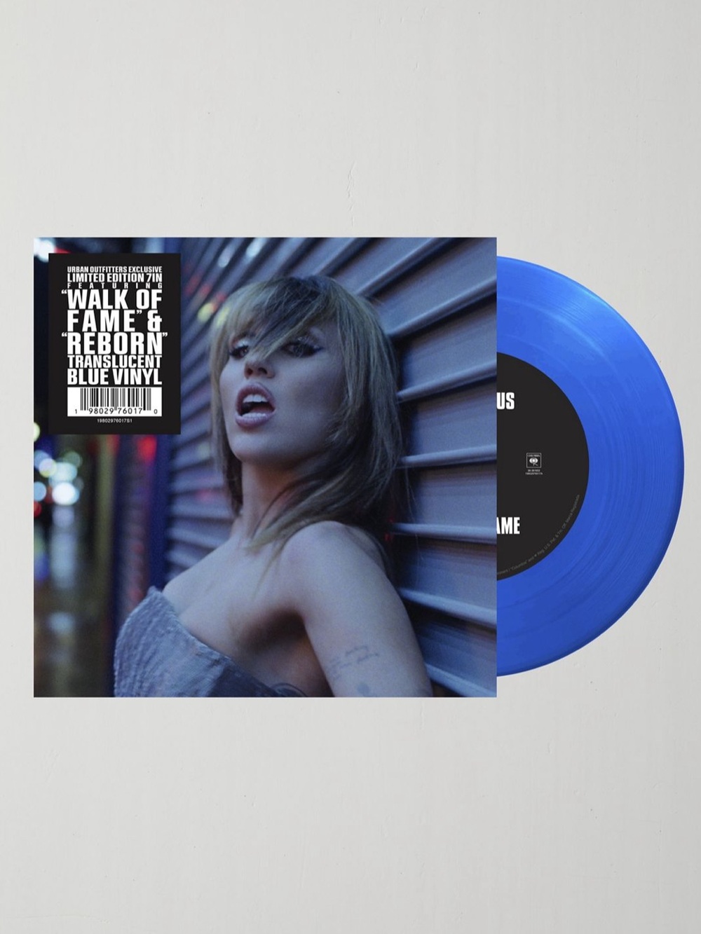 Miley Cyrus - Walk of Fame / Reborn UO 7” Blue Hour Vinyl Single